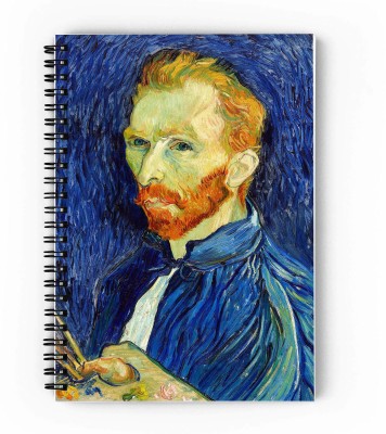 epheriwala Van Gogh Self-Portrait A5 Diary Ruled 160 Pages(Blue)