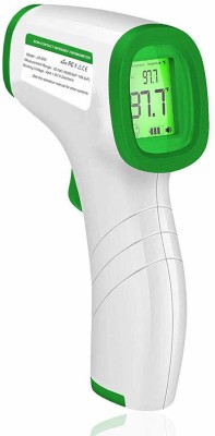 DR VAKU DVK-Thermometer-05 Swadesi Econ Non-Contact Digital Infrared Thermometer Gun | Non Contact Thermometer Thermometer(White-Green)