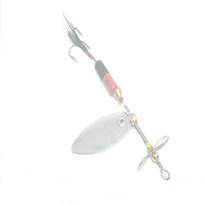 JUST ONE CLICK Spinner Carbon Steel Fishing Lure(Pack of 1, Size 9)