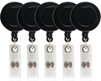 Dcenterprises Plastic ID Badge Reel(Pack of 5)