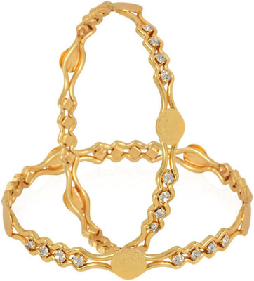 ZENEME Alloy Bangle Set(Pack of 2)