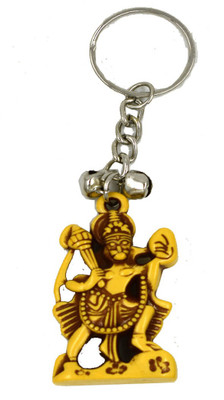 AFH Antique Yellow Lord Hanuman Religious Key Chain Key Chain