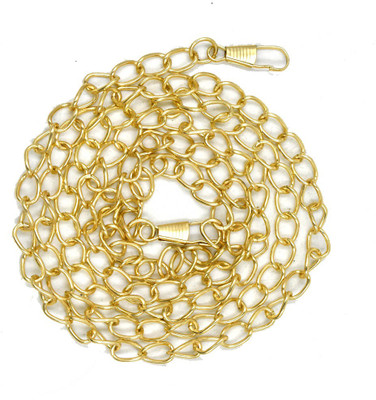 AFH Long Cable Block Chain 120 cm Clasp Golden Plated Key ring Metal Waist Belt Biker Racing Key chain Key Chain