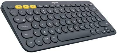 Logitech K380 Multi-device Keyboard Bluetooth Tablet Keyboard  (Black)