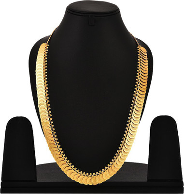 ZENEME Traditional Temple Coin Gold-plated Plated Alloy Necklace