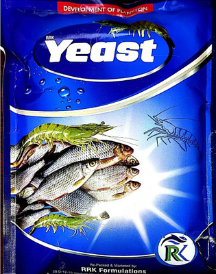 RRK RRK YEAST - FISH AND PRAWN CULTURE PLANKTON BOOSTER Fish, Prawn 1 kg Dry Adult, Young, Senior Fish Food