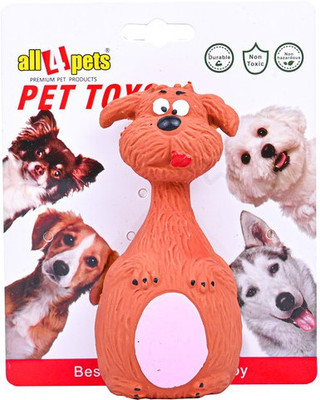 All4pets Rubber Squeaky Toy For Dog & Cat