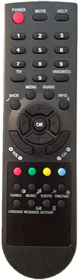 BhalTech Setup Box Compatible with DEN Remote Controller(Black)