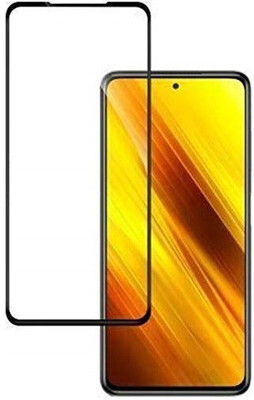 AKSHUD Edge To Edge Tempered Glass for POCO X3(Pack of 1)