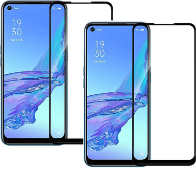 ISAAK Edge To Edge Tempered Glass for OPPO A53s(Pack of 2)