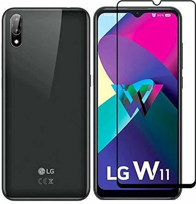 Bodoma Edge To Edge Tempered Glass for LG W11(Pack of 1)