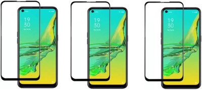 ISAAK Edge To Edge Tempered Glass for OPPO A33 (2020)(Pack of 3)