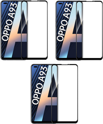 ISAAK Edge To Edge Tempered Glass for OPPO A93(Pack of 3)
