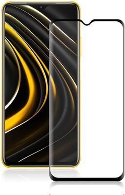 LIKEDESIGN Edge To Edge Tempered Glass for Poco M3(Pack of 1)