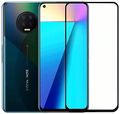 LIKEDESIGN Edge To Edge Tempered Glass for Infinix Note 7(Pack of 1)