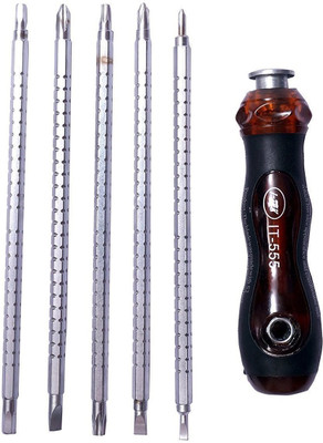 Shopoflux 5 in 1 Screwdriver Set Standard Screwdriver Set(Pack of 1)