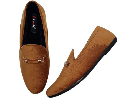 FORSSIL Loafers For Men(Tan , 6)