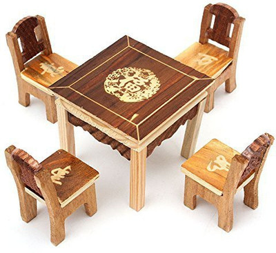 manzees Decorative Showpiece  -  10 cm(Wood, Brown)