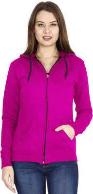 Fleximaa Full Sleeve Solid Women Sweatshirt