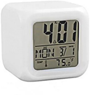 RGMS Digital White Clock