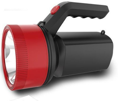 iDOLESHOP 50 Watt Laser Light Long Range Blinker LED Torch with 2000mAh Rechargeable Torch(Black, 21 cm, Rechargeable)