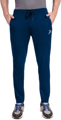 Fitinc Solid Men Blue Track Pants