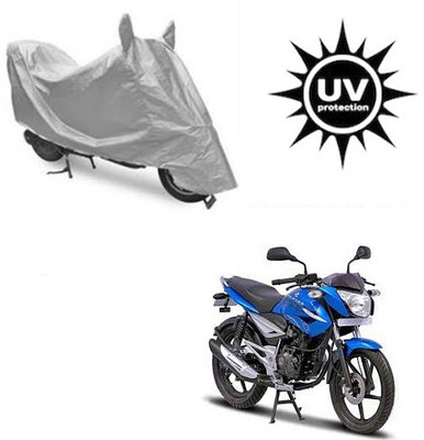 RPSENTTERPR Waterproof Two Wheeler Cover for Bajaj(XCD 125cc, Silver)