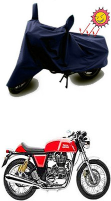 Coverit Two Wheeler Cover for Royal Enfield(Continental GT, Blue)