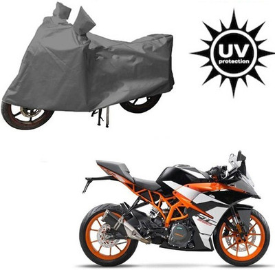 RPSENTTERPR Waterproof Two Wheeler Cover for KTM(RD 350, Grey)