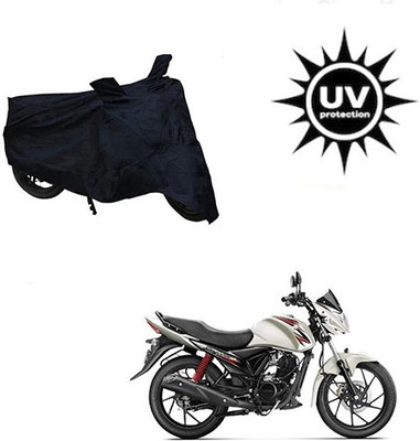 SRENTERPRISES Two Wheeler Cover for Suzuki(Sling Shot, Black)