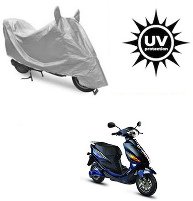 RPSENTTERPR Waterproof Two Wheeler Cover for Hero(Electric Cruz, Silver)