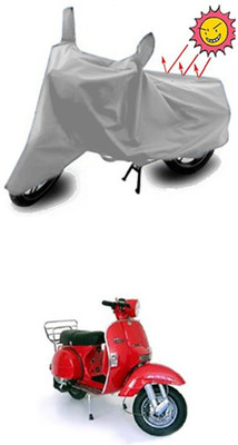 Coverit Two Wheeler Cover for LML(Silver)