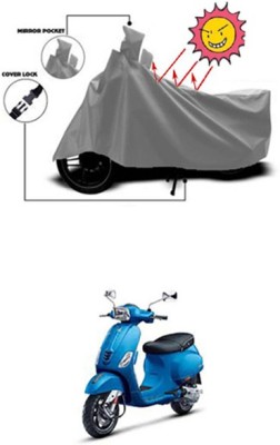 Coverit Two Wheeler Cover for Universal For Bike(Vespa VXL, Grey)