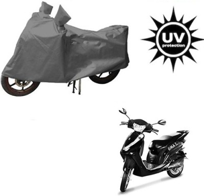 RPSENTTERPR Waterproof Two Wheeler Cover for Lohia(Oma Star, Grey)