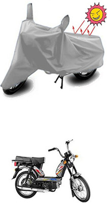Wild Panther Two Wheeler Cover for TVS(Heavy Duty Super XL, Silver)