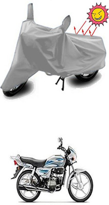 Coverit Two Wheeler Cover for Hero(Splendor Plus, Silver)