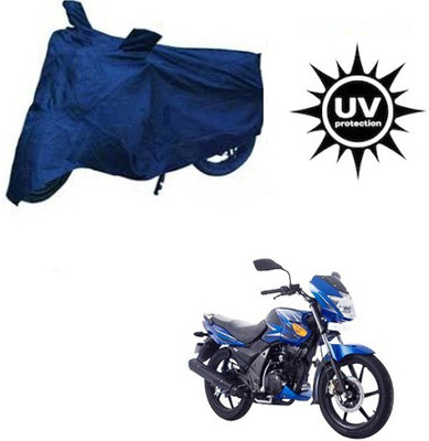 RPSENTTERPR Waterproof Two Wheeler Cover for TVS(Flame SR125, Blue)