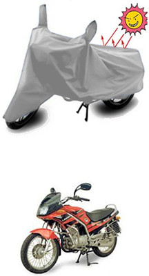 Coverit Two Wheeler Cover for Kinetic(Silver)