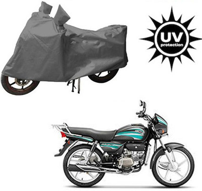 RPSENTTERPR Waterproof Two Wheeler Cover for Hero(Splendor, Grey)