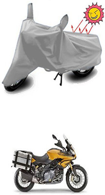 Coverit Two Wheeler Cover for Aprilia(Silver)