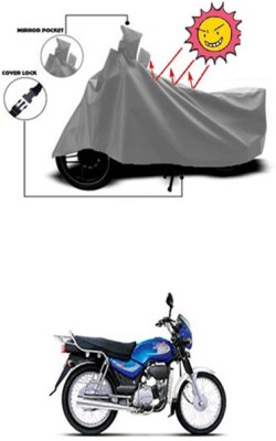 Wild Panther Two Wheeler Cover for Kinetic(Grey)