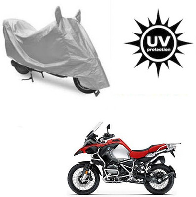 saanvi Waterproof Two Wheeler Cover for BMW(R 1200 GS, Silver)