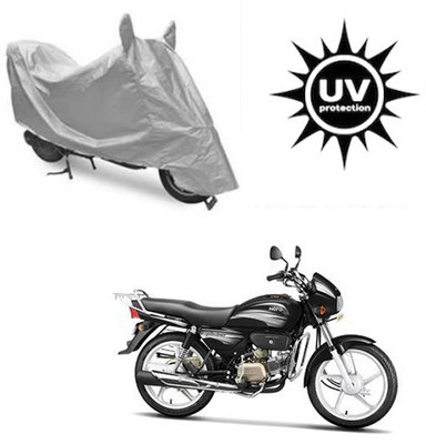 RPSENTTERPR Waterproof Two Wheeler Cover for Hero(Splendor Plus, Silver)