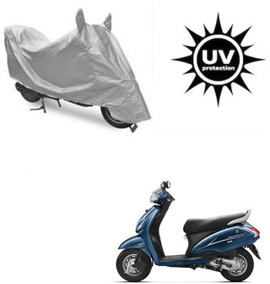 RPSENTTERPR Waterproof Two Wheeler Cover for Honda(Activa 3G, Silver)