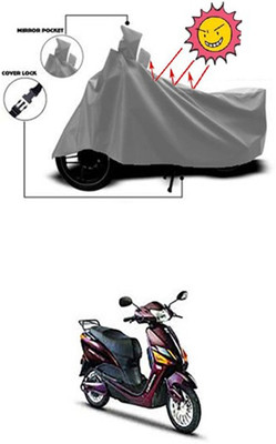 Coverit Two Wheeler Cover for Hero(Grey)