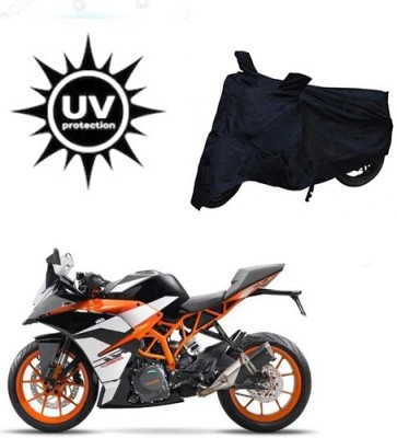 SRENTERPRISES Two Wheeler Cover for KTM(RD 350, Black)