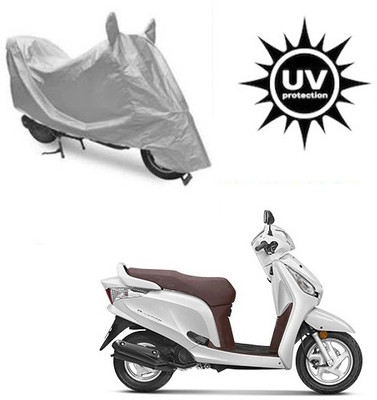 RPSENTTERPR Waterproof Two Wheeler Cover for Honda(Aviator, Silver)
