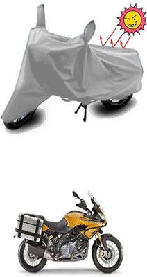 Coverit Two Wheeler Cover for Aprilia(Silver)