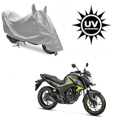 saanvi Waterproof Two Wheeler Cover for Honda(CB Hornet 160, Silver)
