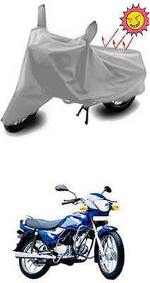 Coverit Two Wheeler Cover for TVS(Silver)